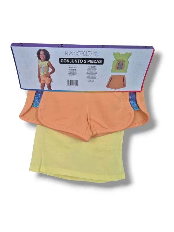 Conjunto de 2pzs, para Niña, FLAPDOODLES
