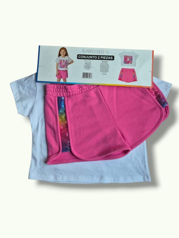 Conjunto de 2pzs, para Niña, FLAPDOODLES