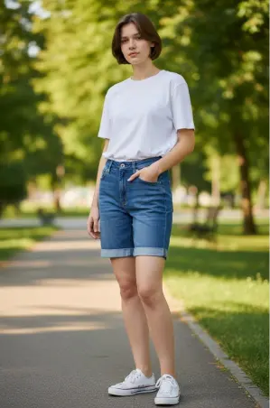 Short de Mezclilla  DKNY